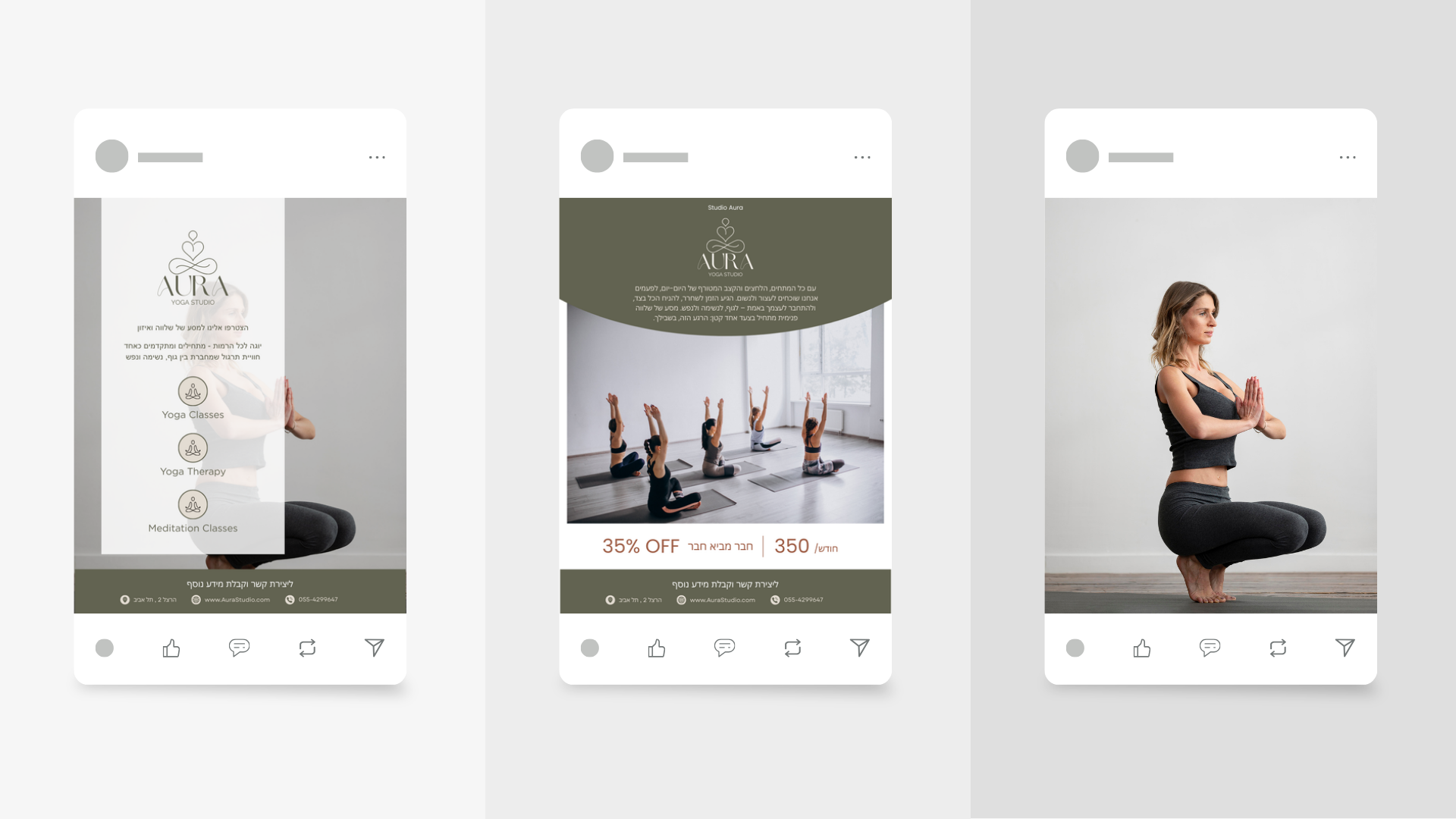 Grey Modern Social Media Mockup Online Portfolio